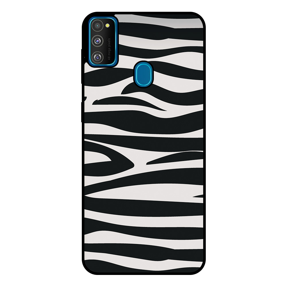 Samsung Galaxy M30s telefoonhoesje met zebra opdruk