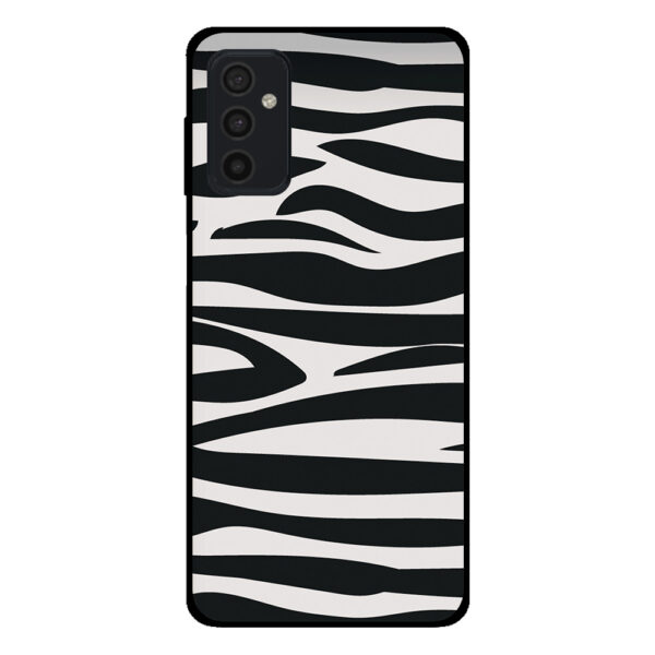 Samsung Galaxy M52 5G telefoonhoesje met zebra opdruk