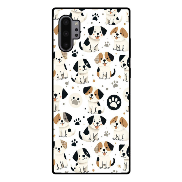 Samsung Galaxy Note 10 Plus telefoonhoesje met honden opdruk