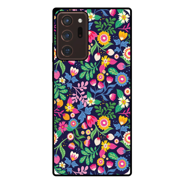 Samsung Galaxy Note 20 Ultra telefoonhoesje met bloemen opdruk