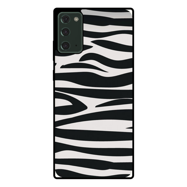 Samsung Galaxy Note 20 telefoonhoesje met zebra opdruk