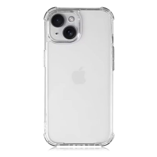 iPhone 15 transparant hoesje met bumper en stootrand 4