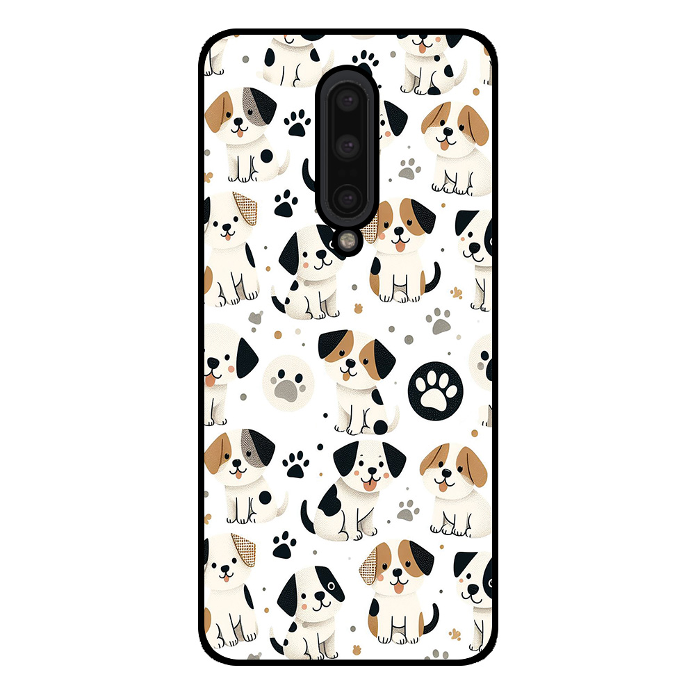 OnePlus 7 Pro telefoonhoesje met honden opdruk