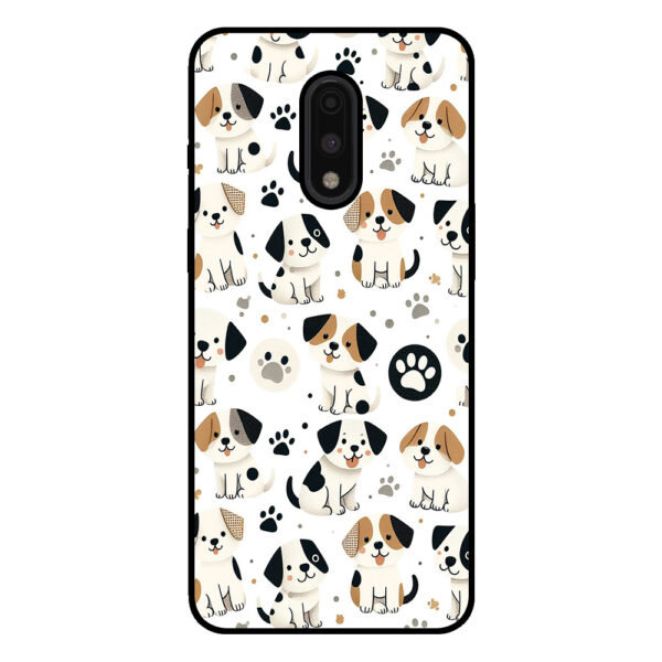 OnePlus 7 telefoonhoesje met honden opdruk