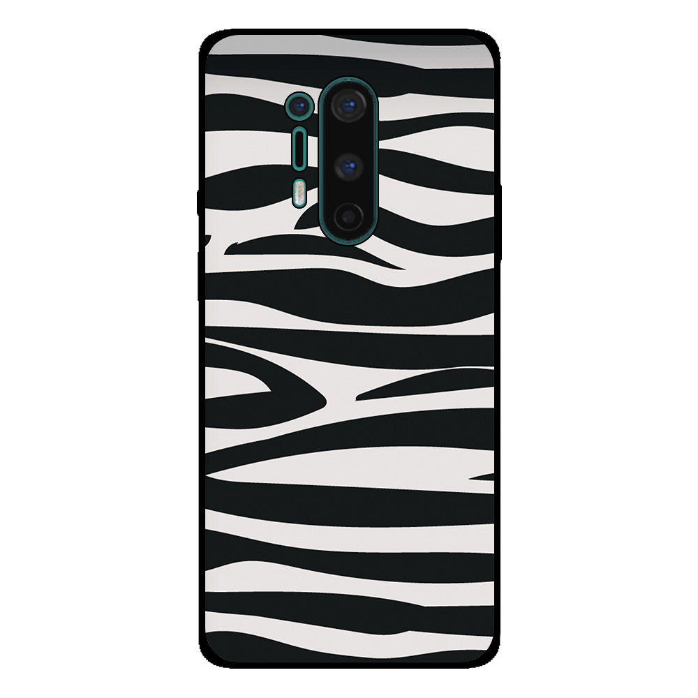 OnePlus 8 Pro telefoonhoesje met zebra opdruk