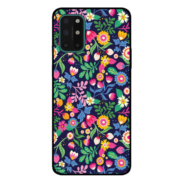 OnePlus 8T telefoonhoesje met bloemen opdruk