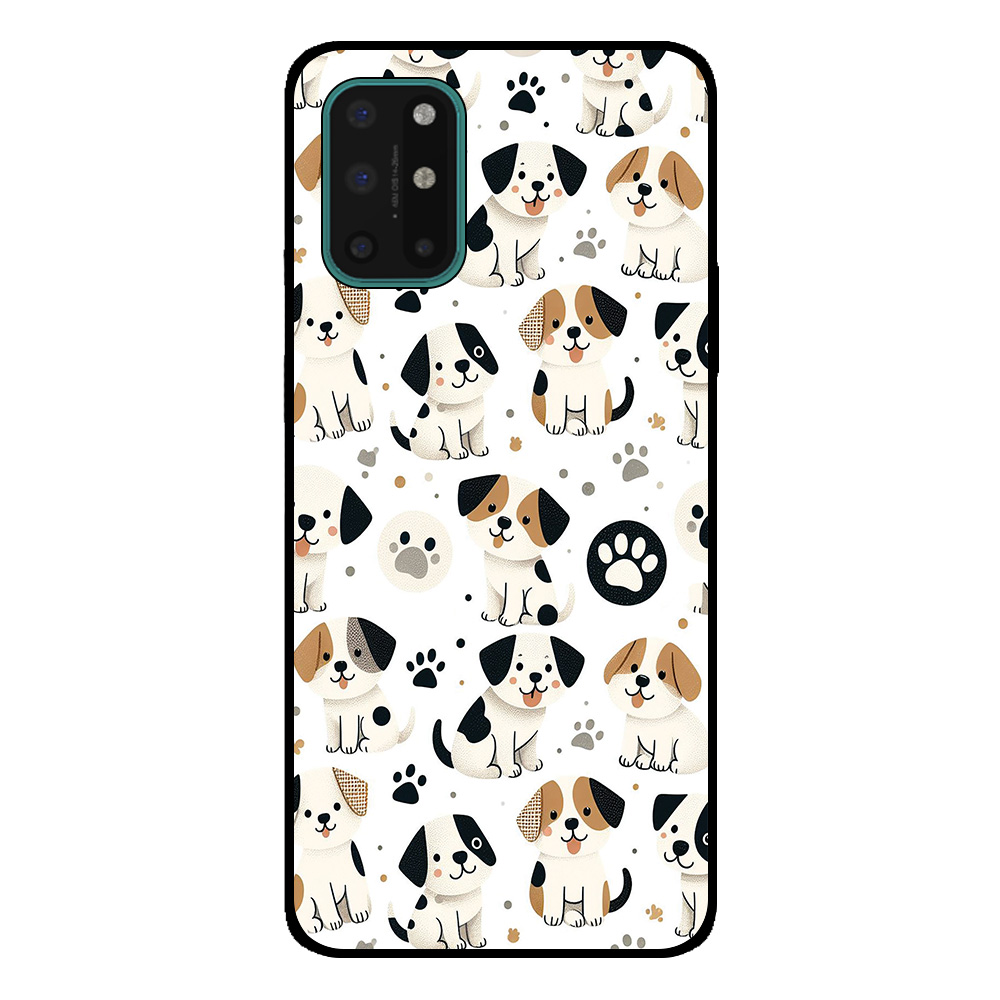 OnePlus 8T telefoonhoesje met honden opdruk