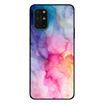 OnePlus 8T telefoonhoesje met regenboog marmer opdruk