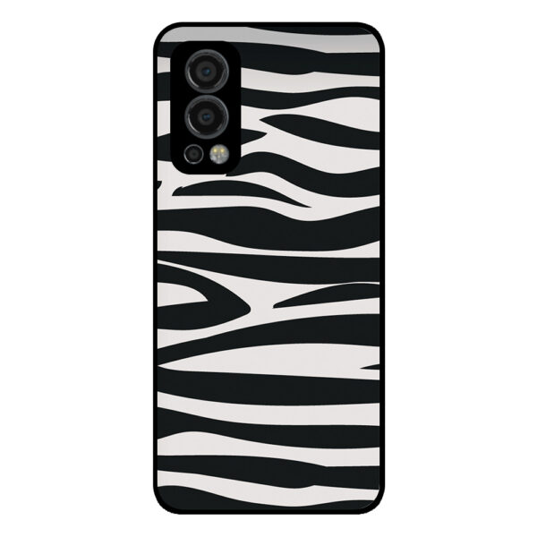 OnePlus Nord 2 5G telefoonhoesje met zebra opdruk