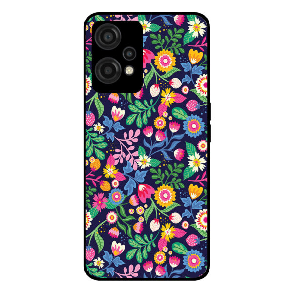 OnePlus Nord CE 2 Lite telefoonhoesje met bloemen opdruk