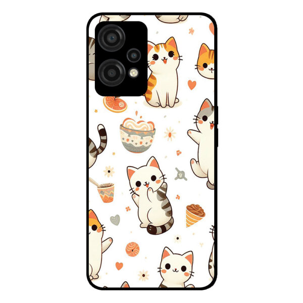 OnePlus Nord CE 2 Lite telefoonhoesje met katten opdruk