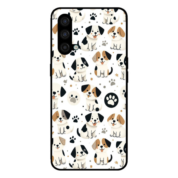 OnePlus Nord CE telefoonhoesje met honden opdruk