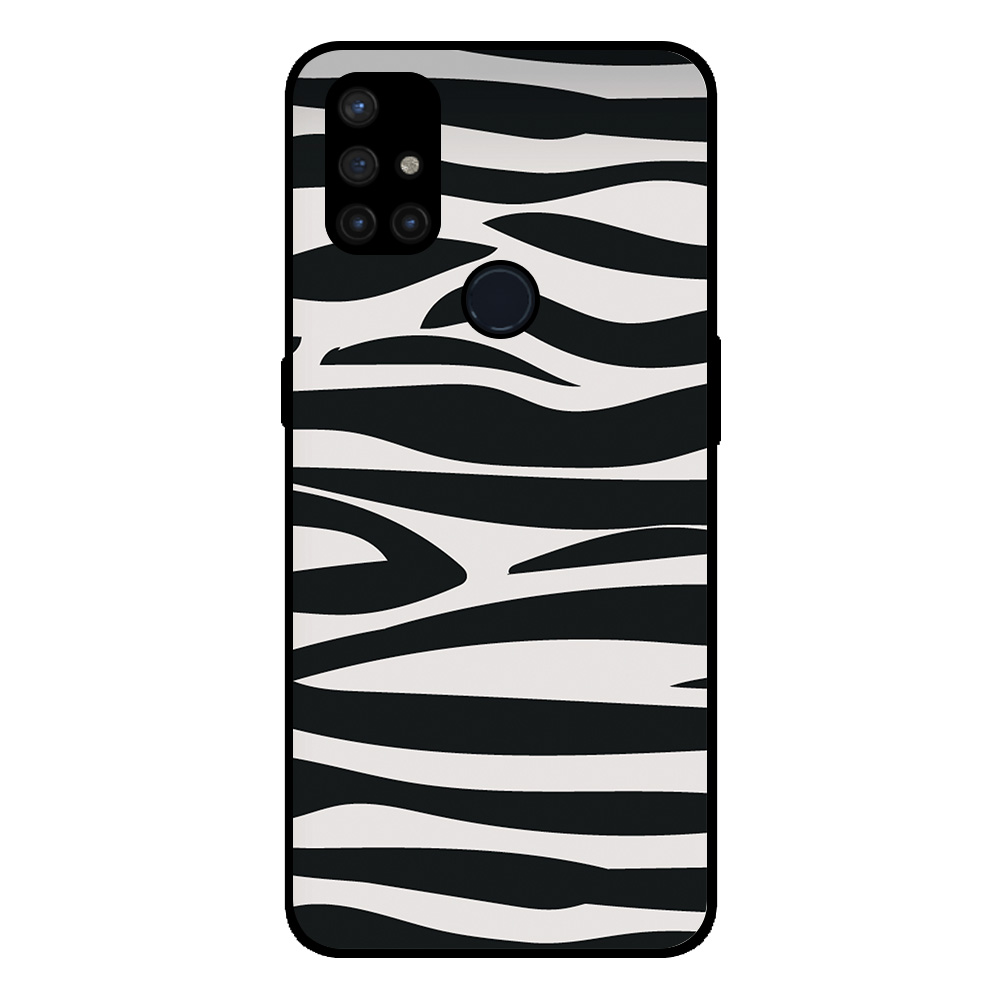 OnePlus Nord N10 5G telefoonhoesje met zebra opdruk