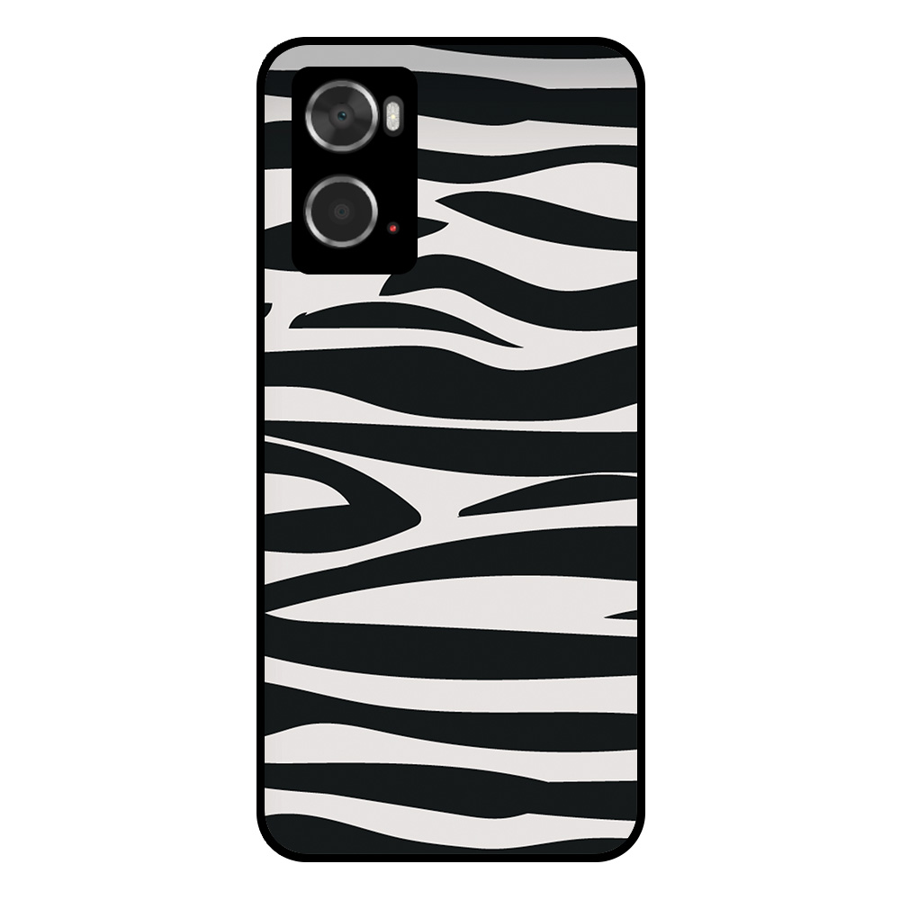 Oppo A36-A76-A96 telefoonhoesje met zebra opdruk