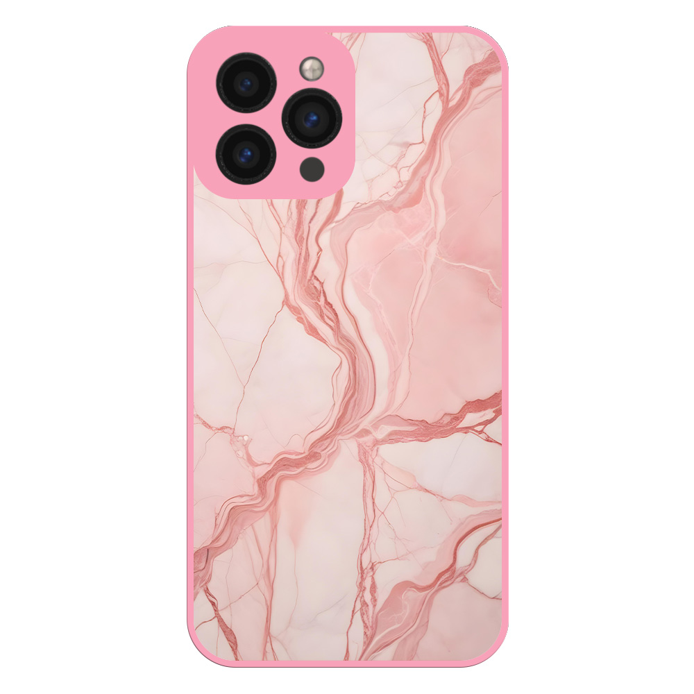 iPhone 11 Pro Max hoesje met marmer design roze