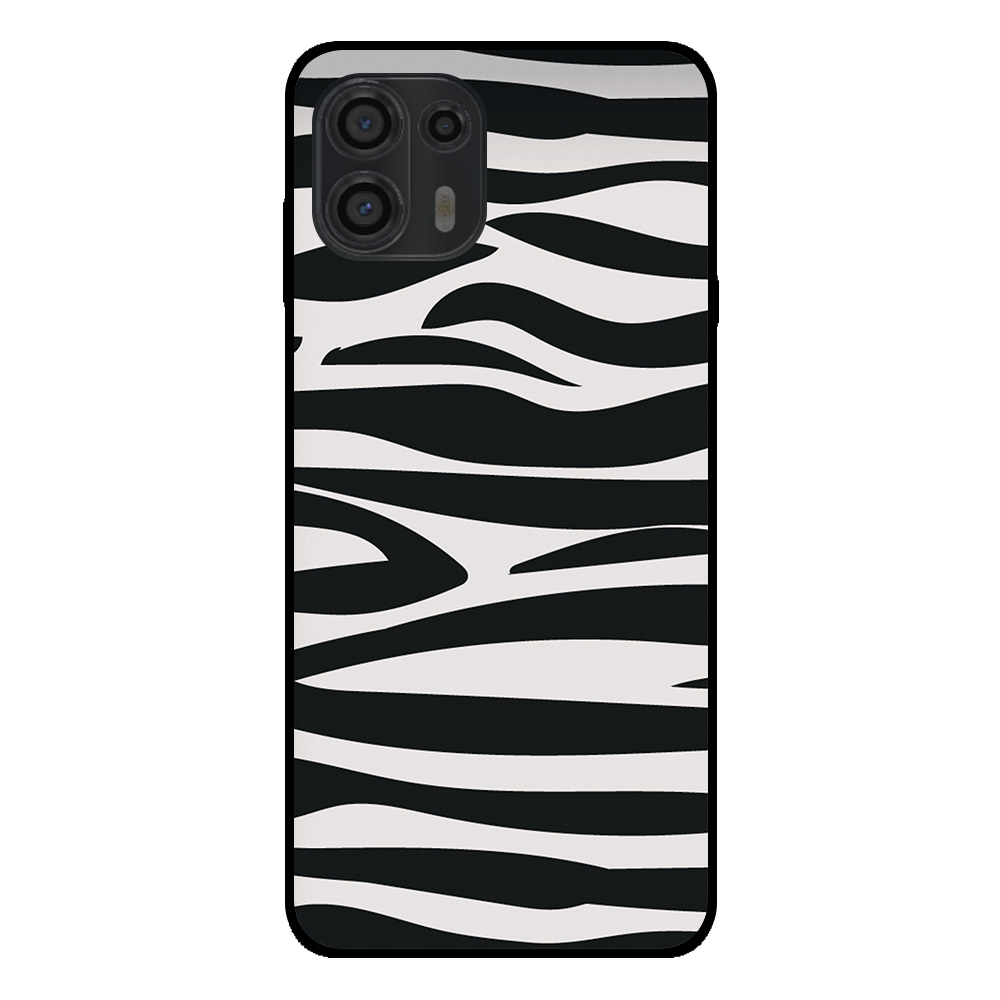 Motorola Edge 20 Lite telefoonhoesje met zebra opdruk