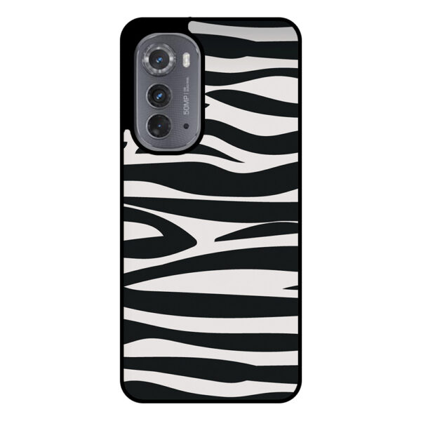 Motorola Edge 2022 telefoonhoesje met zebra opdruk