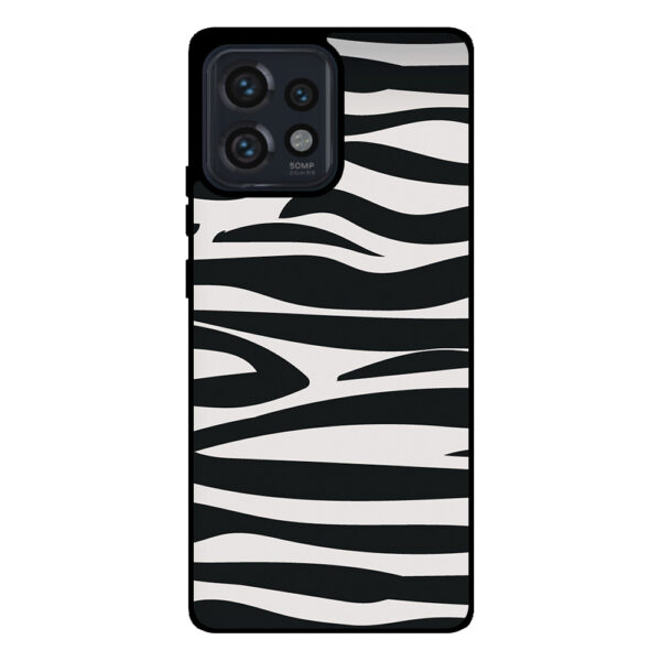 Motorola Edge 40 Pro - Plus 2023 telefoonhoesje met zebra opdruk