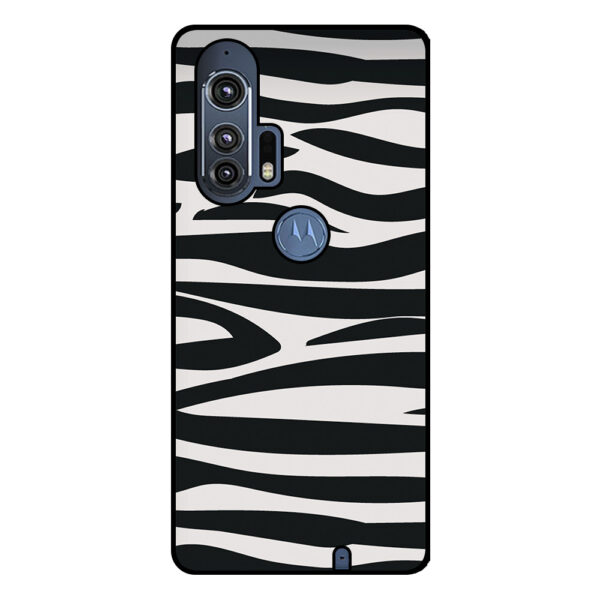 Motorola Edge Plus telefoonhoesje met zebra opdruk