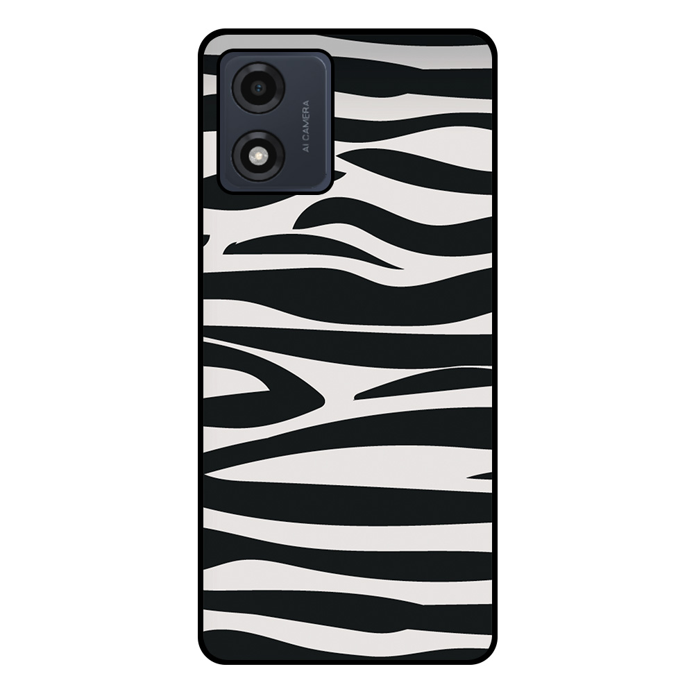 Motorola Moto E13 telefoonhoesje met zebra opdruk