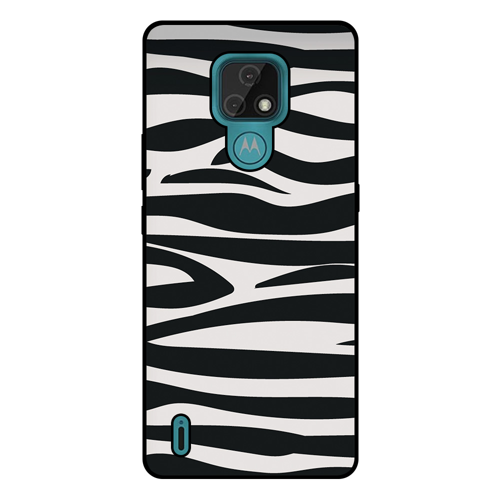 Motorola Moto E7 telefoonhoesje met zebra opdruk