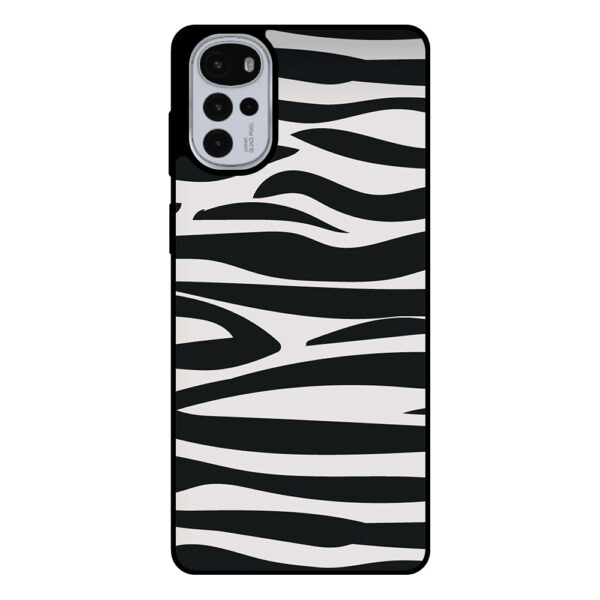 Motorola Moto G22 telefoonhoesje met zebra opdruk