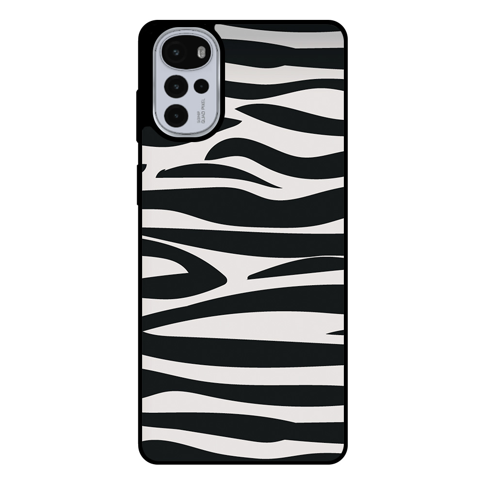 Motorola Moto G22 telefoonhoesje met zebra opdruk