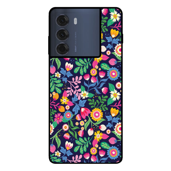 Motorola Moto G30 - Edge S30 telefoonhoesje met bloemen opdruk