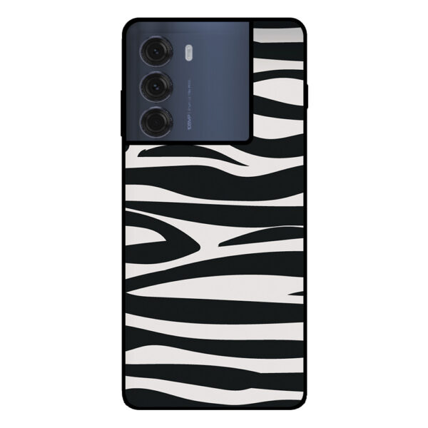 Motorola Moto G30 - Edge S30 telefoonhoesje met zebra opdruk