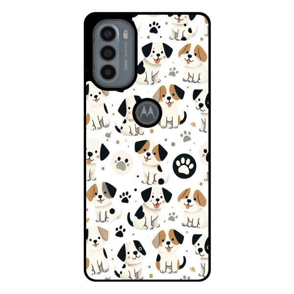 Motorola Moto G31 - G41 telefoonhoesje met honden opdruk