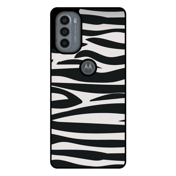 Motorola Moto G31 - G41 telefoonhoesje met zebra opdruk