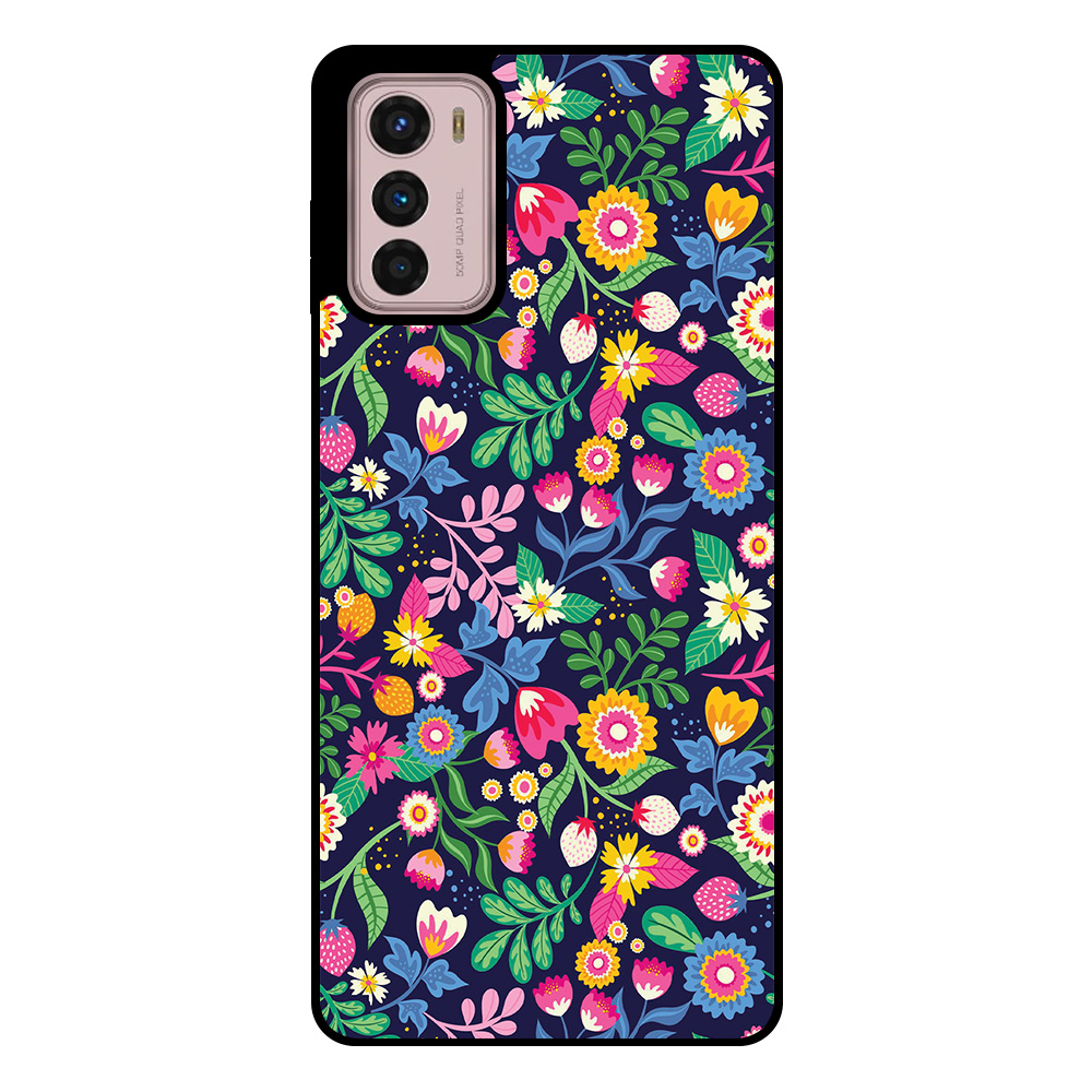 Motorola Moto G42 telefoonhoesje met bloemen opdruk