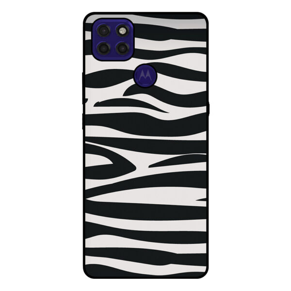 Motorola Moto G9 Power telefoonhoesje met zebra opdruk