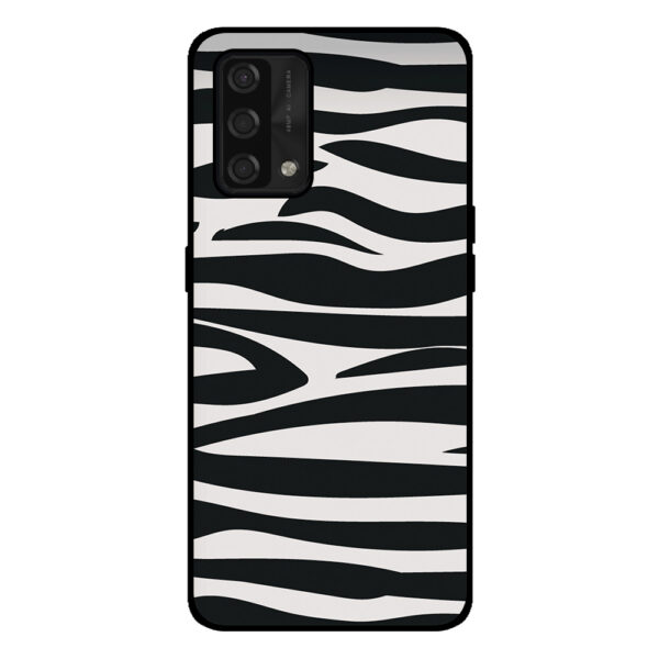 Oppo A74 4G telefoonhoesje met zebra opdruk