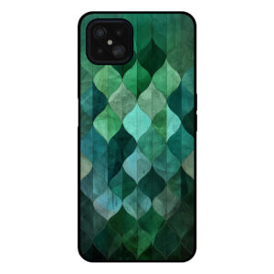 Oppo A92s-Reno4 Z 5G telefoonhoesje met groene bladeren opdruk