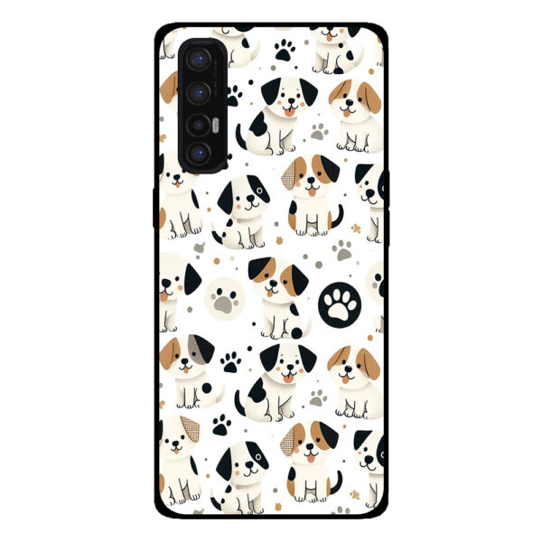 Oppo Find 2X Neo telefoonhoesje met honden opdruk