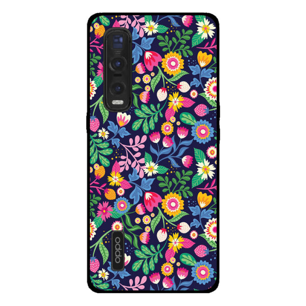 Oppo Find 2X Pro telefoonhoesje met bloemen opdruk