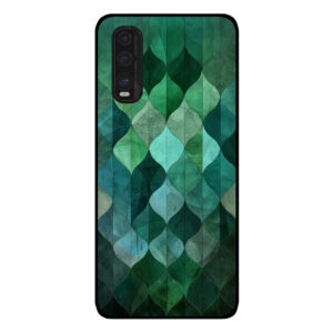 Oppo Find 2X telefoonhoesje met groene bladeren opdruk