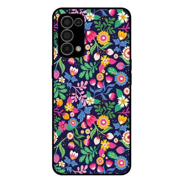 Oppo Find 3X Lite telefoonhoesje met bloemen opdruk