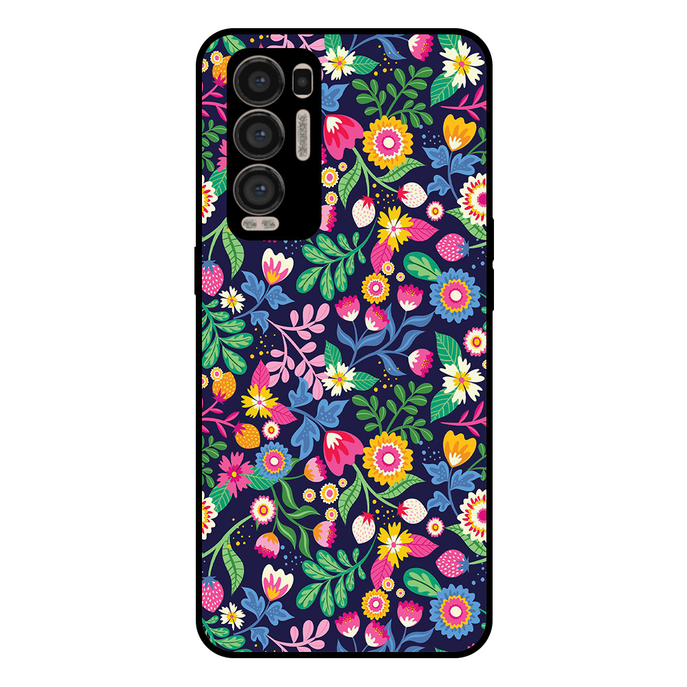 Oppo Find 3X Neo telefoonhoesje met bloemen opdruk