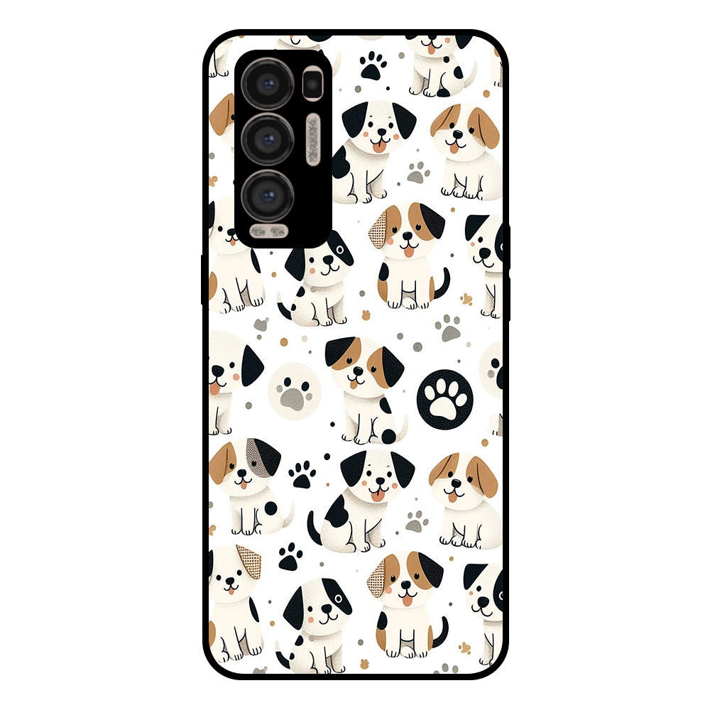 Oppo Find 3X Neo telefoonhoesje met honden opdruk