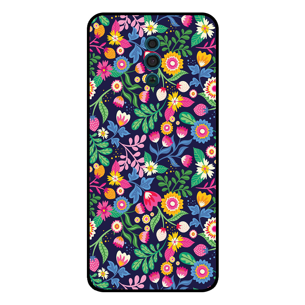 Oppo Reno telefoonhoesje met bloemen opdruk