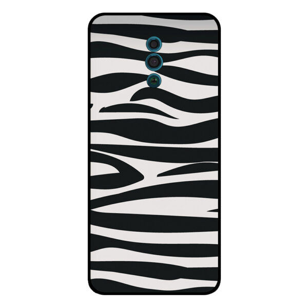 Oppo Reno telefoonhoesje met zebra opdruk