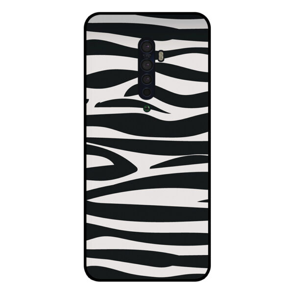 Oppo Reno2 telefoonhoesje met zebra opdruk