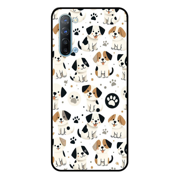 Oppo Reno3 5G telefoonhoesje met honden opdruk