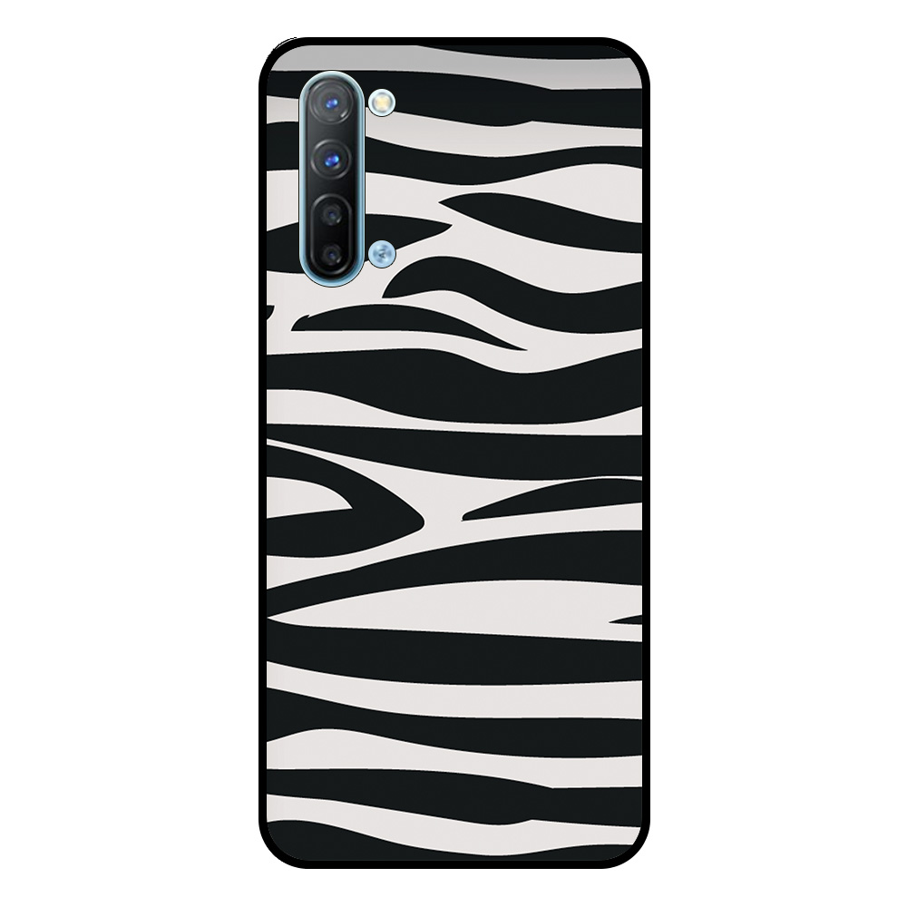 Oppo Reno3 5G telefoonhoesje met zebra opdruk