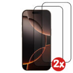 iPhone 16 Pro Max full cover screenprotector 2-Pack