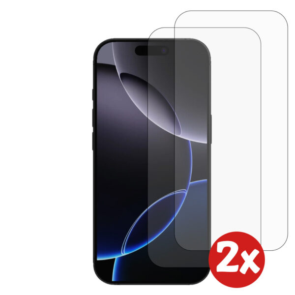 iPhone 16 Pro glazen screenprotector 2-Pack (2)