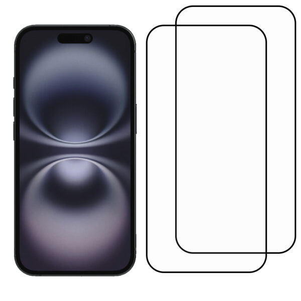 iPhone 16 full cover screenprotector 2-Pack (2)