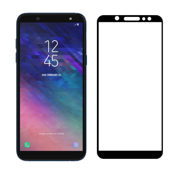 Samsung Galaxy A6 Plus 2018 full cover screenprotector (2)